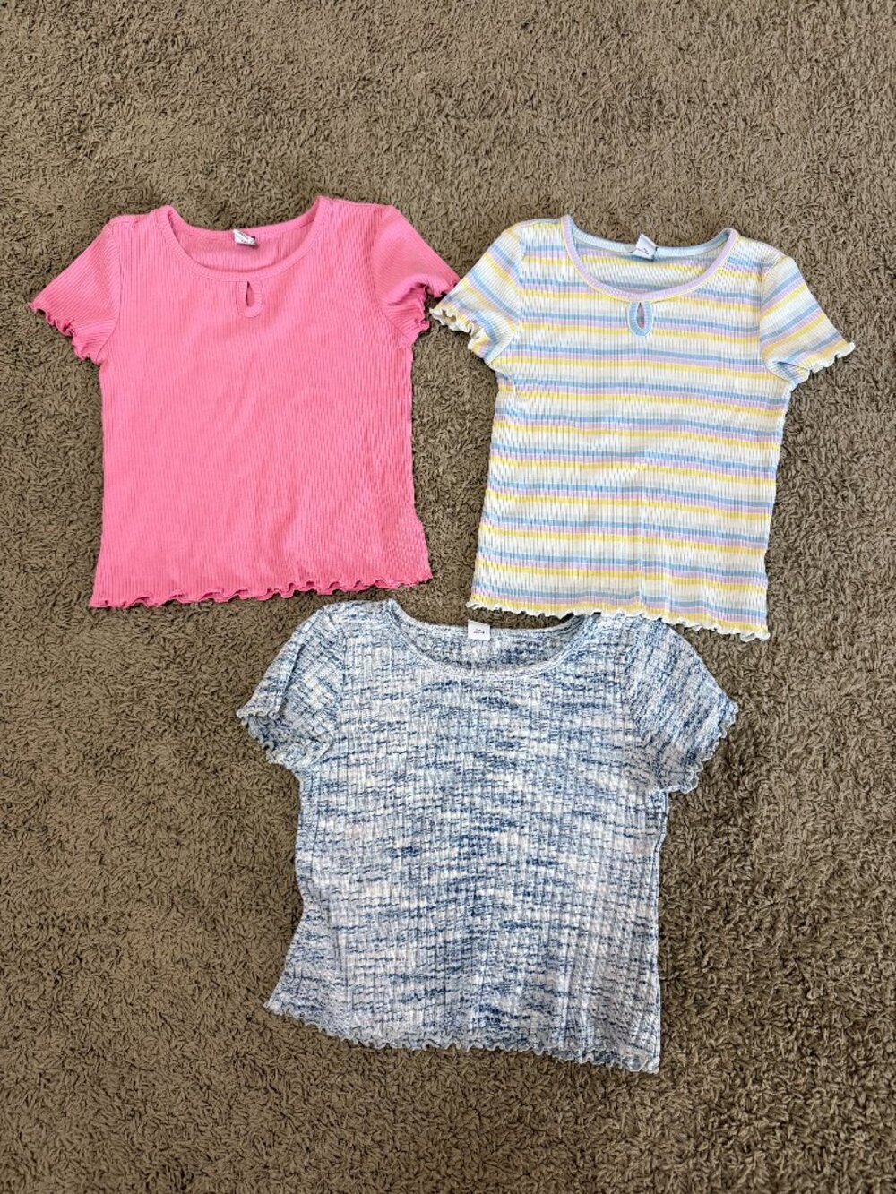 Old Navy Girls' Short Sleeve Tees (Multicolors) Size 8